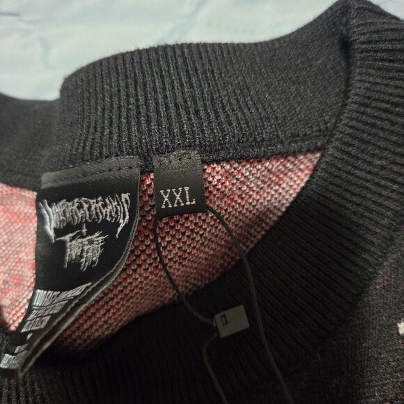 Naughty List Krampus Christmas Sweater XXL - New with tag. - Picture 2 of 6